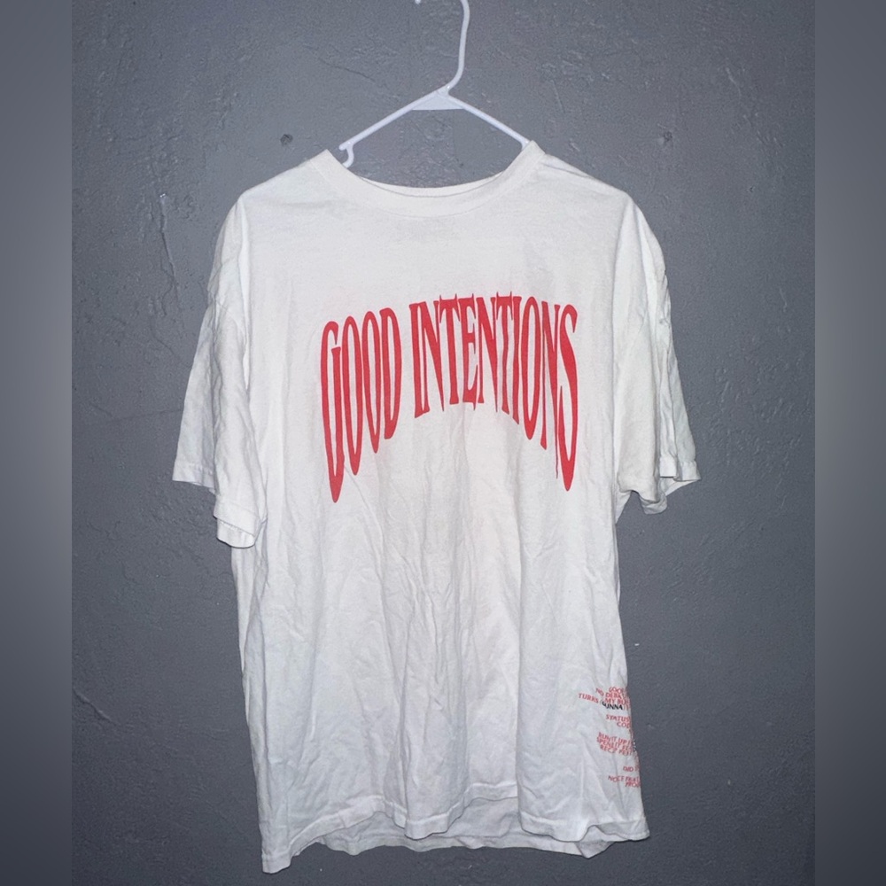 NAV x Vlone “Good Intentions” White Tee Shirt - Size XL 🔥⭐️